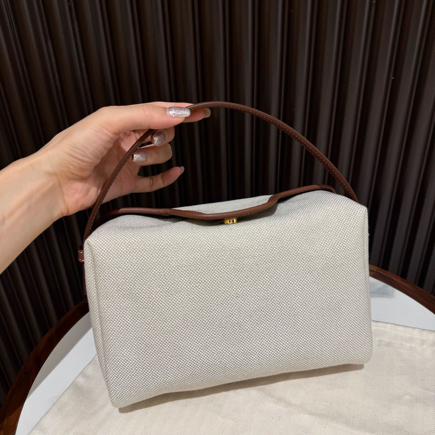 Quilted Leather Clutch - Style 9