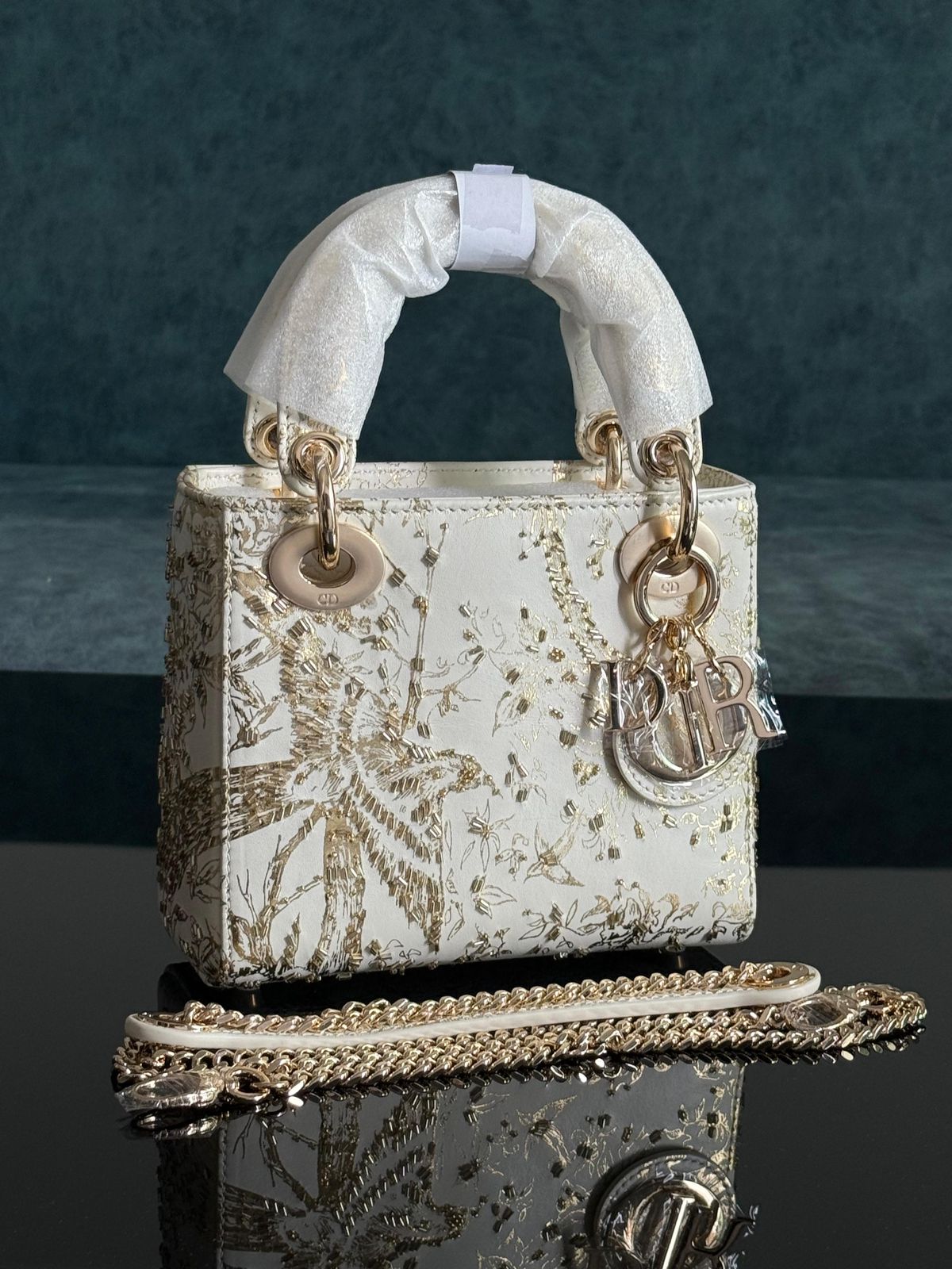 Quilted Leather Clutch - Style 17