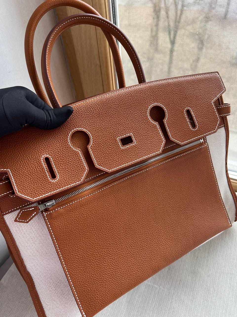 Quilted Leather Clutch - Style 30