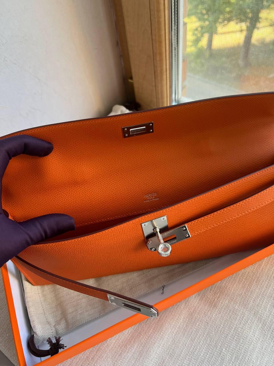 Quilted Leather Clutch - Style 35