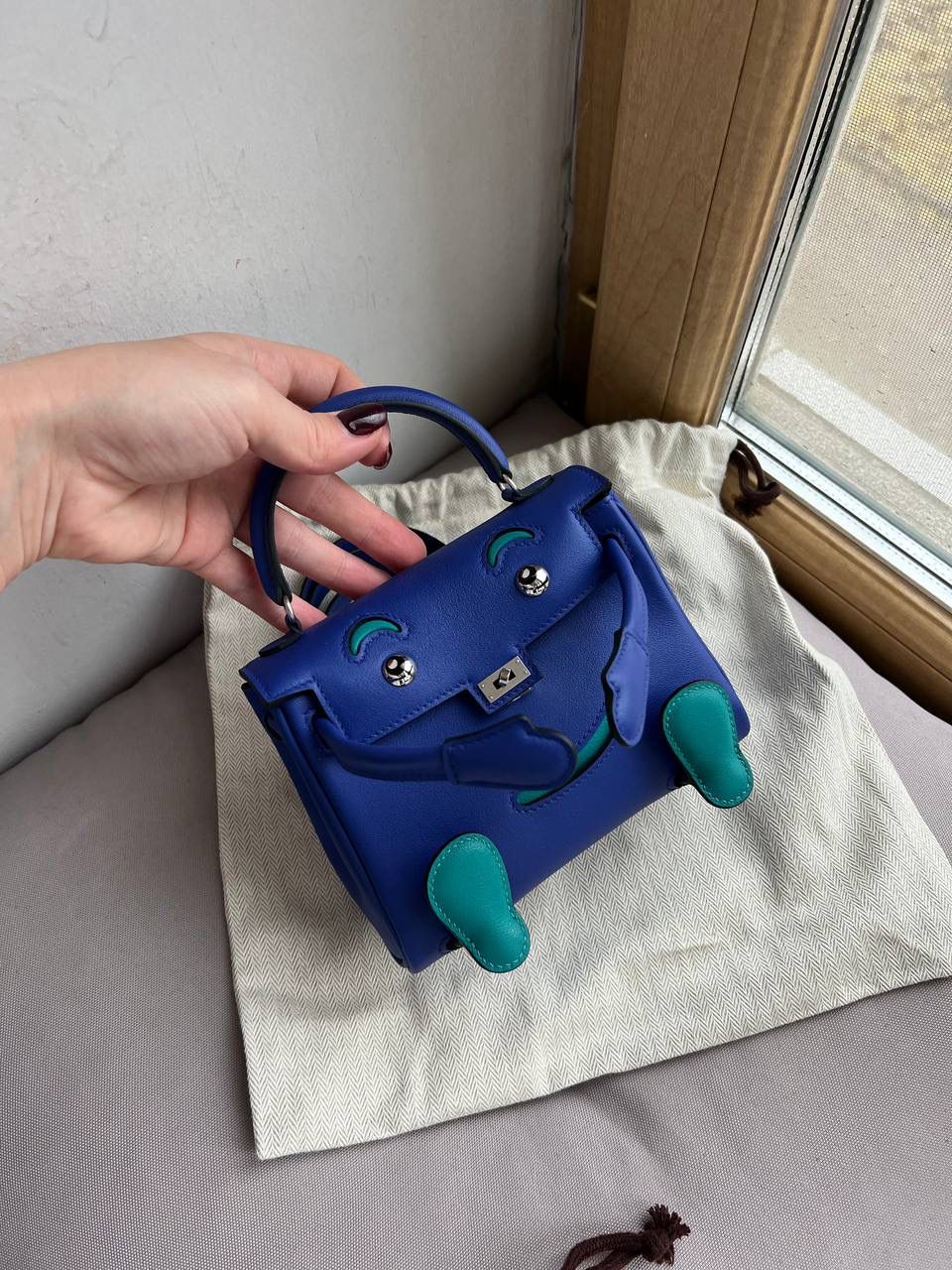 Premium Leather Crossbody Bag - Style 49