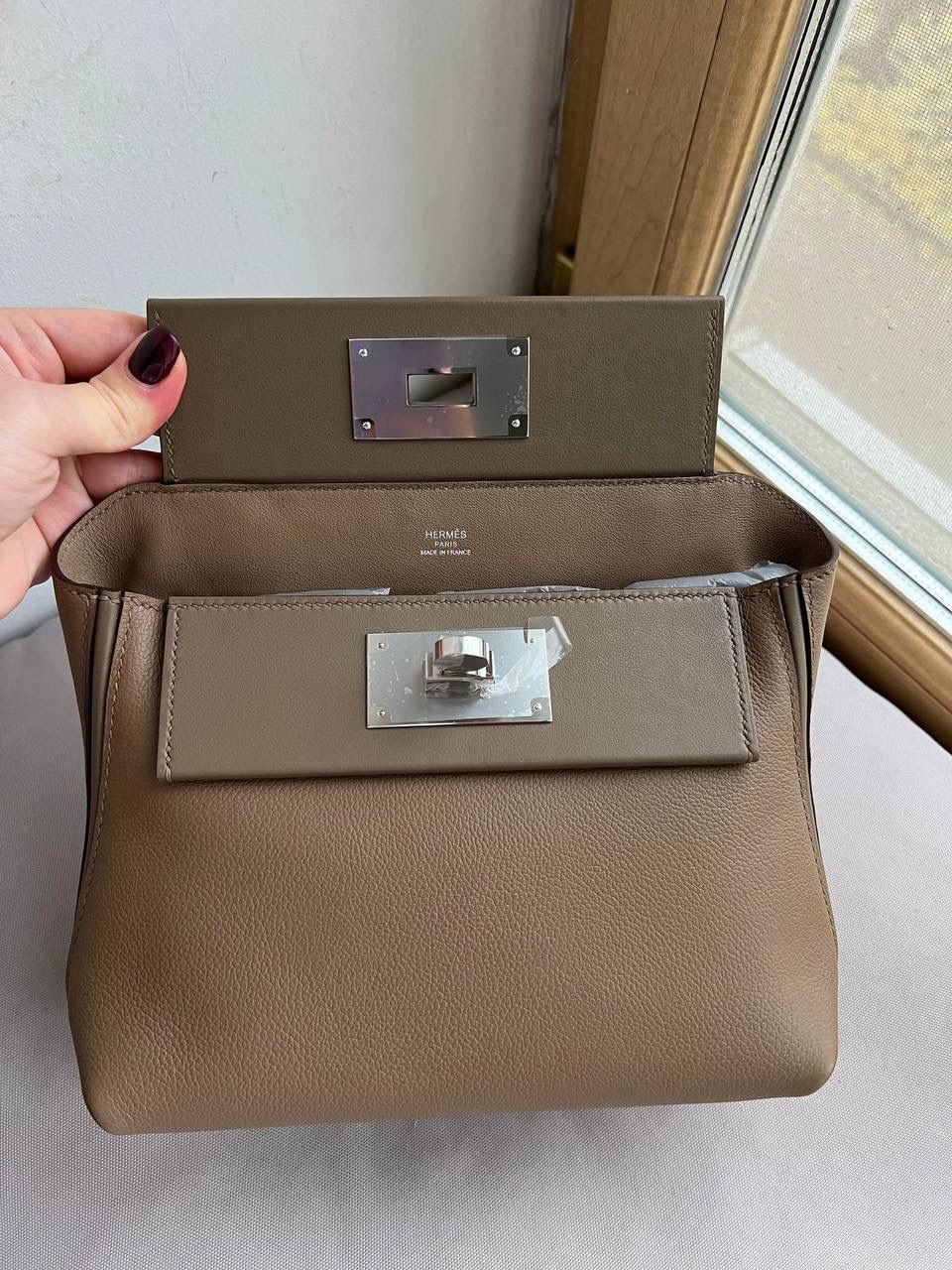 Quilted Leather Clutch - Style 51