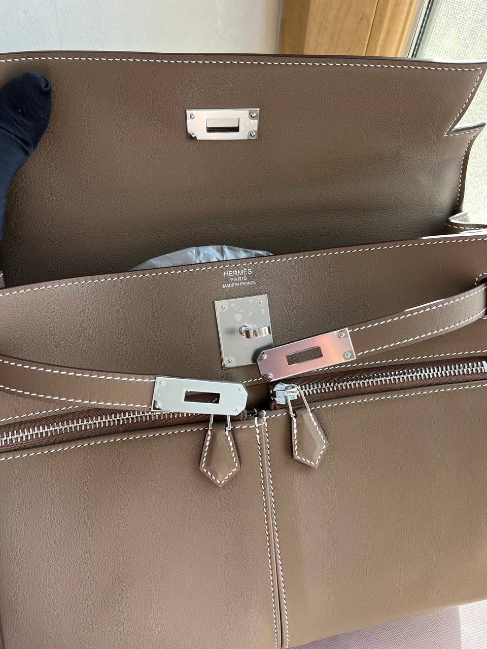 Quilted Leather Clutch - Style 65