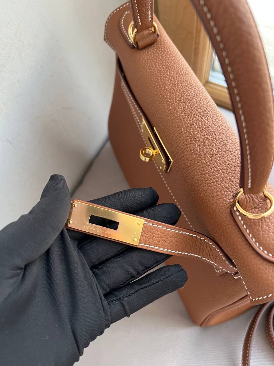 Quilted Leather Clutch - Style 66