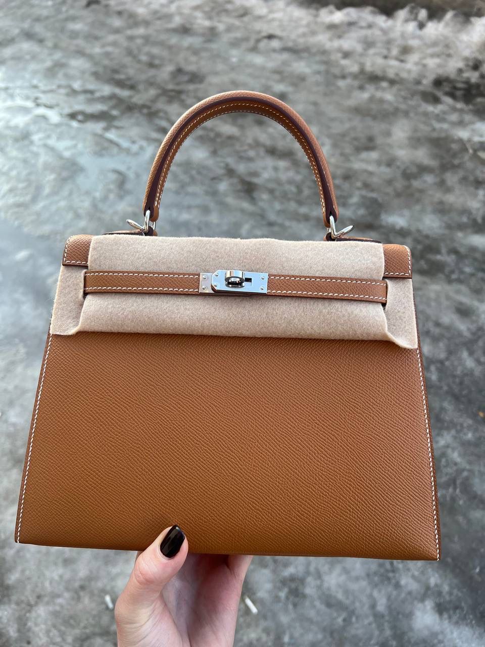 Premium Leather Crossbody Bag - Style 67